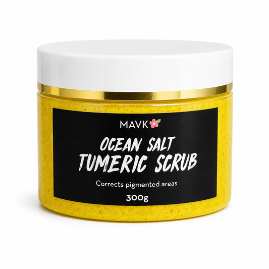 Scrub ya Chumvi ya Turmeric